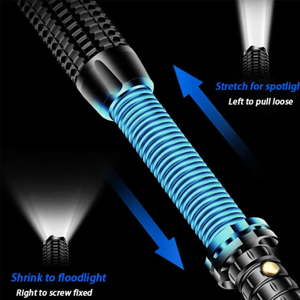 Self-defense tactics baton emergency flashlight